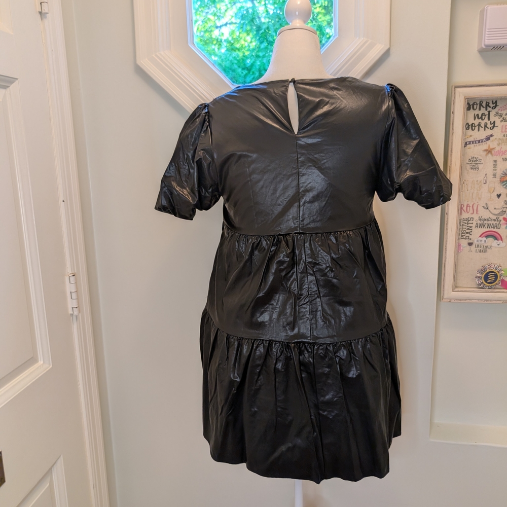 Black Dress with Colorful Ornament Accents - Picture 2 of 3